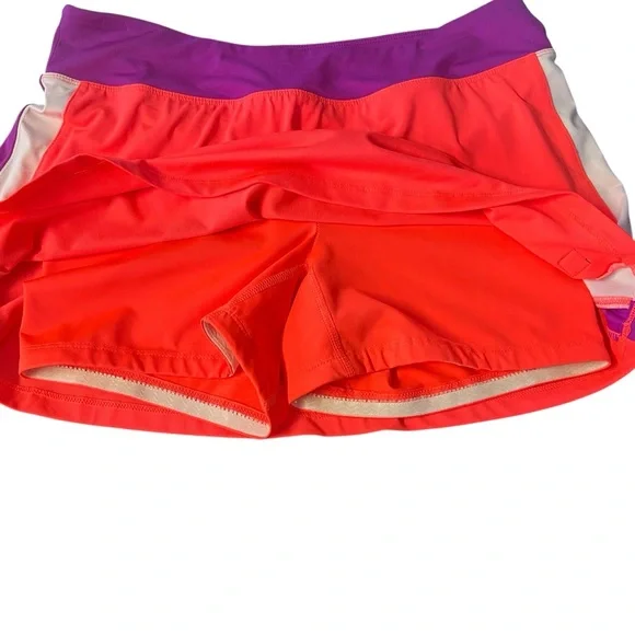 Fila - Womens Coral & Purple Athletic Skort Sz. Large - Picture 3 of 6